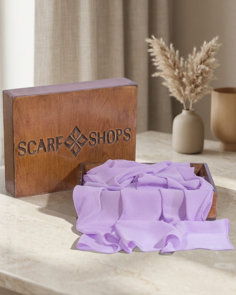 Scarf Shops Chiffon Lavender