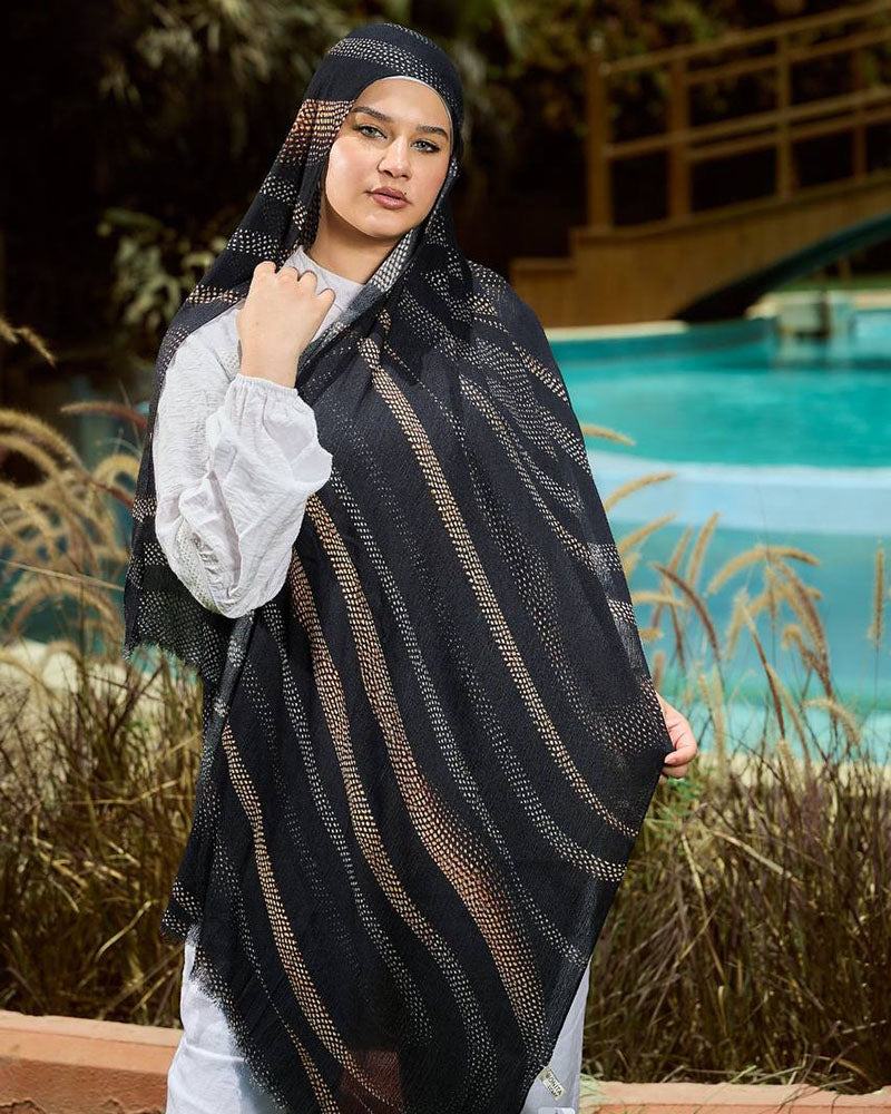 Printed Sponge Scarf Amia