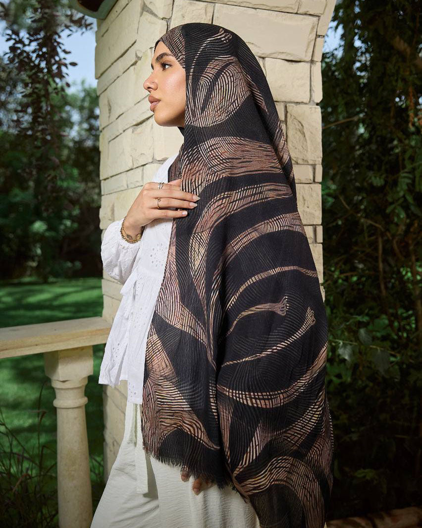 Printed Sponge Scarf Nira