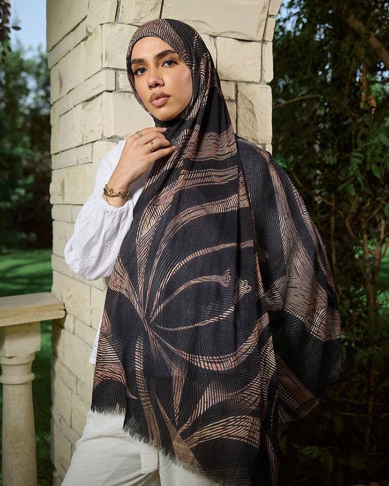 Printed Sponge Scarf Nira