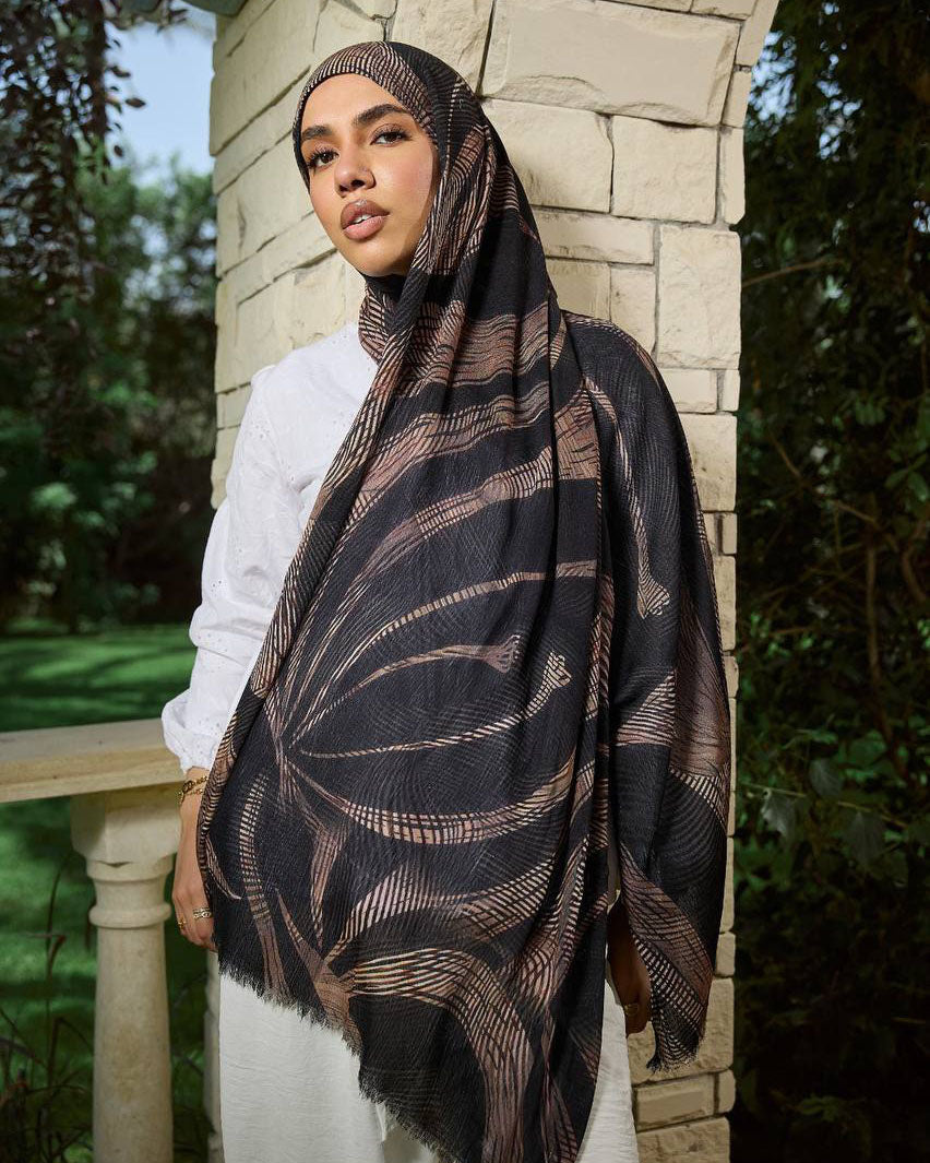 Printed Sponge Scarf Nira