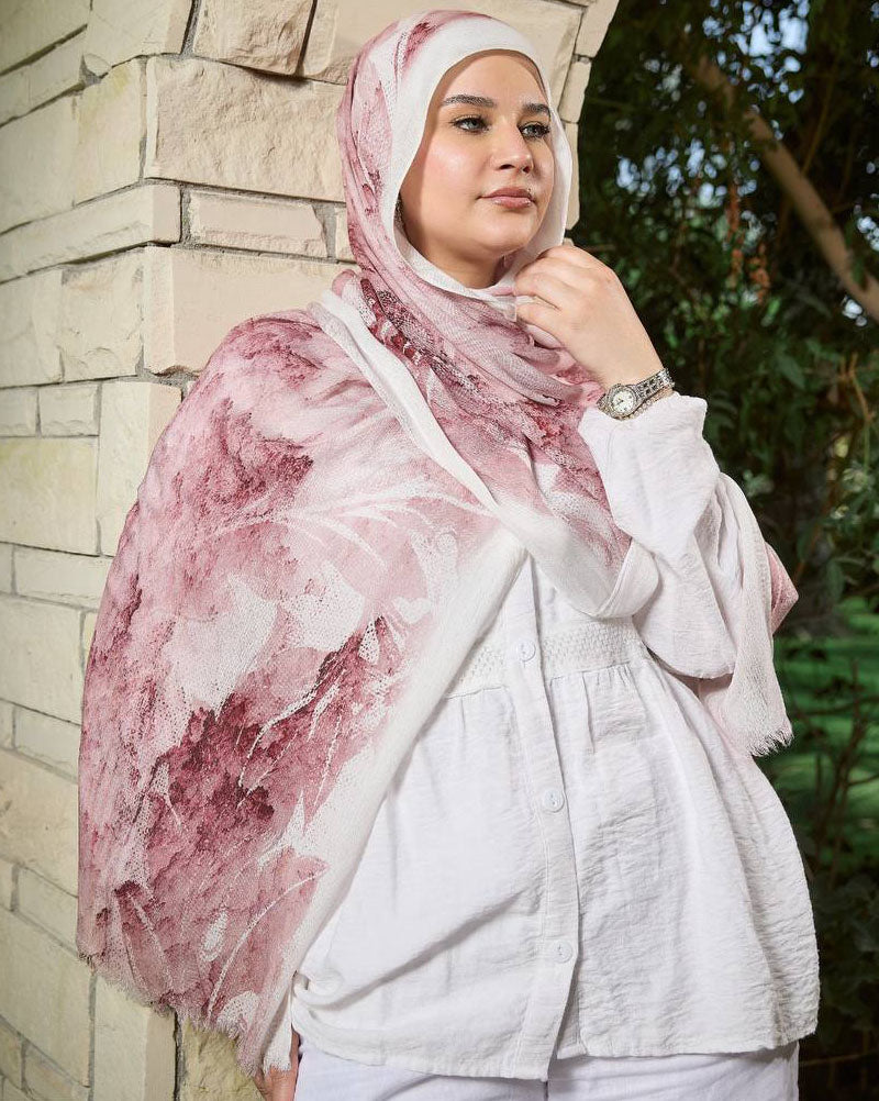 Printed Sponge Scarf Sela