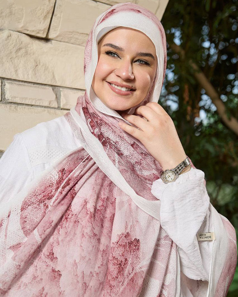 Printed Sponge Scarf Sela