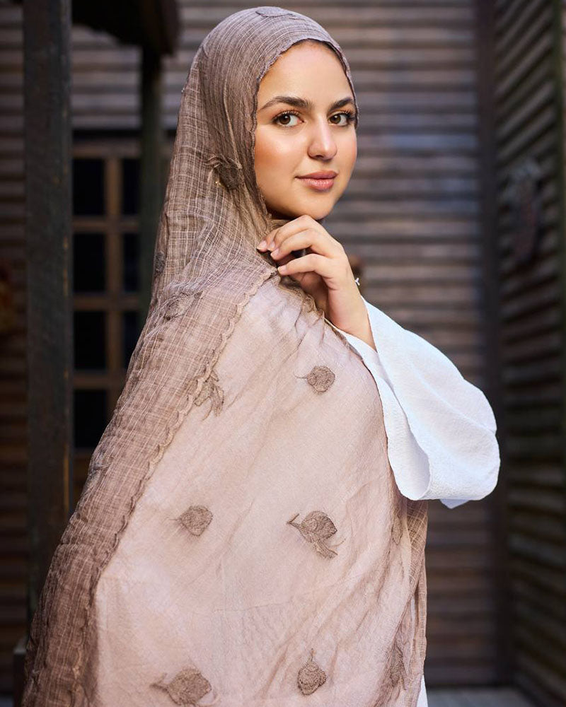 Kalina Embroidered Cotton Muslin Scar