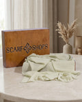 Scarf Shops Chiffon Sage Green