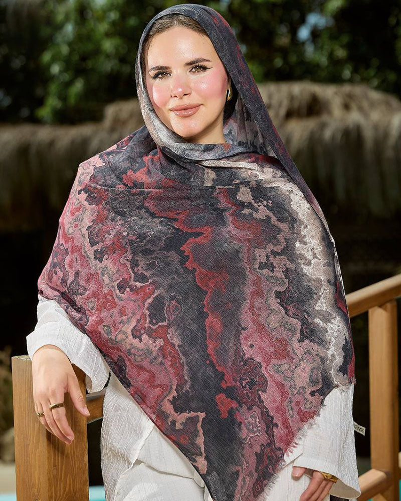 Printed Sponge Scarf Tila