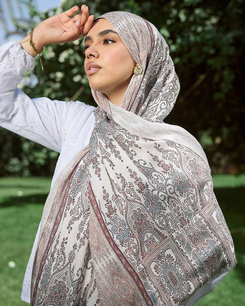 Printed Sponge Scarf Mira