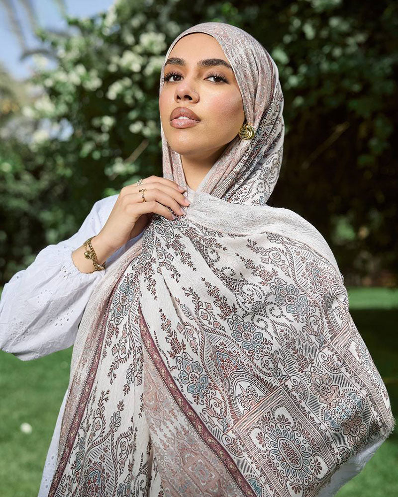 Printed Sponge Scarf Mira
