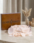 Scarf Shops Chiffon Light Peach