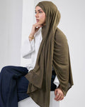 Crystal Bandana Hijab Olive