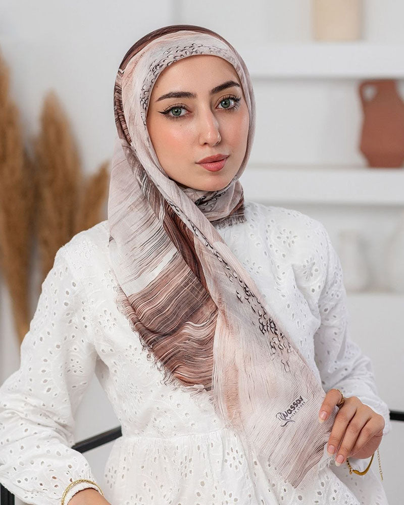 Baila Printed Square Cotton Scarf