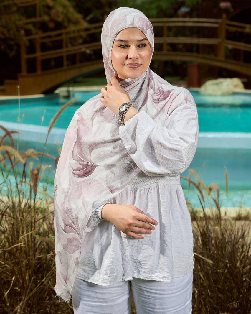 Printed Sponge Scarf Tori