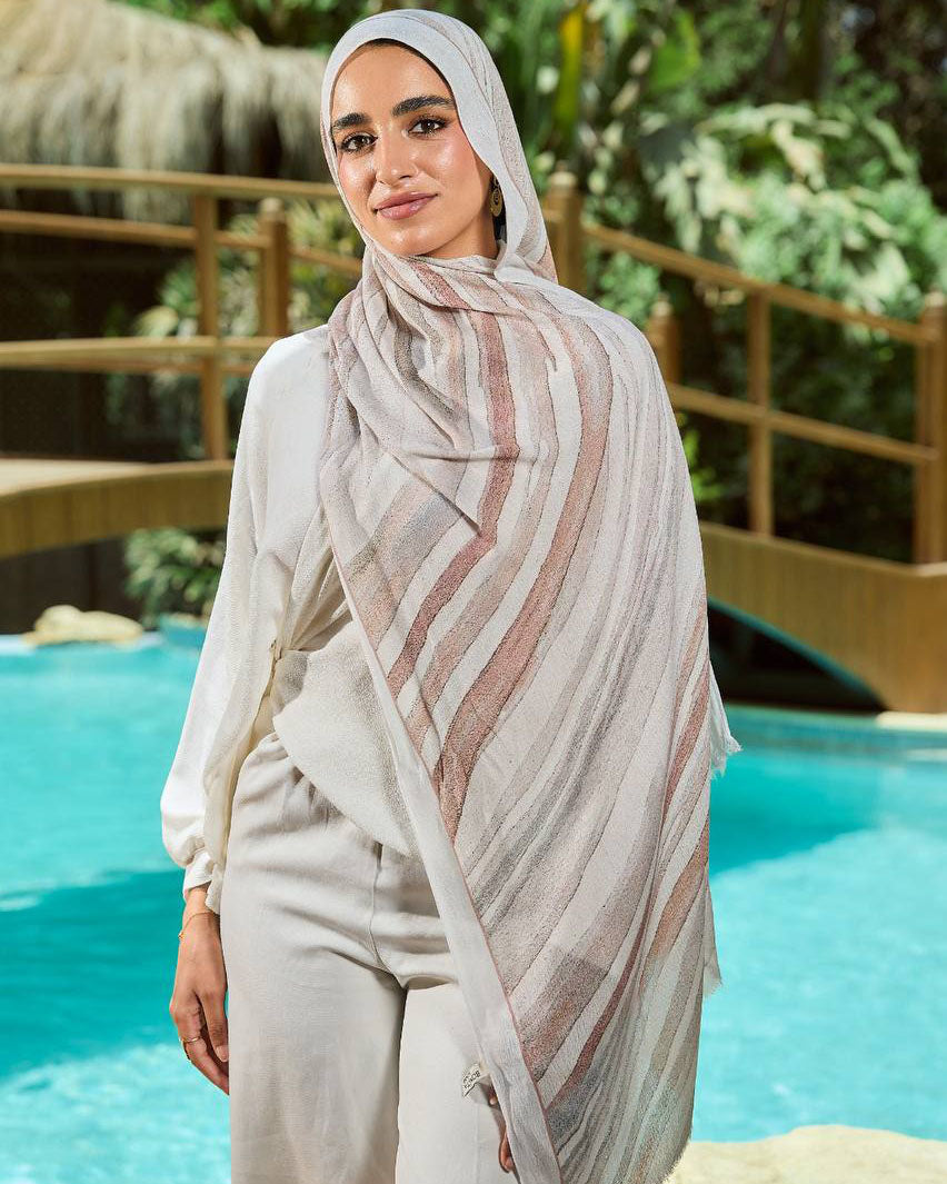 Printed Sponge Scarf Vina
