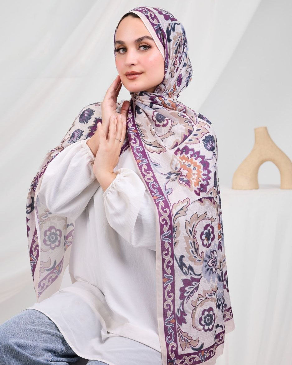 أناقة القطن المطبوع