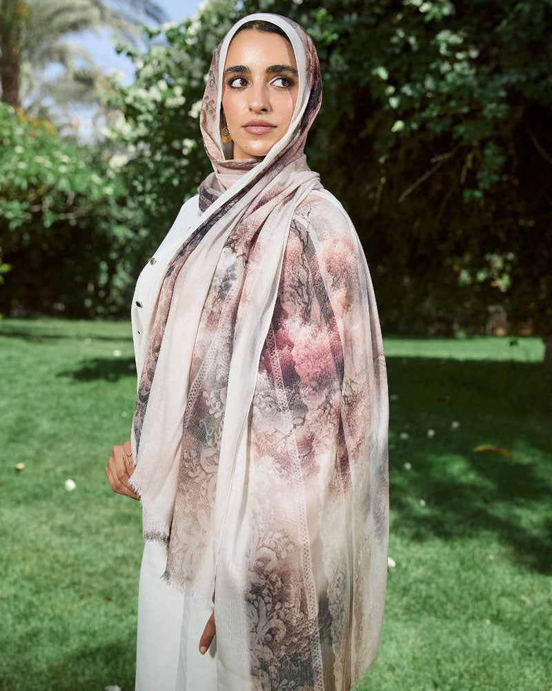 Printed Sponge Scarf Kora