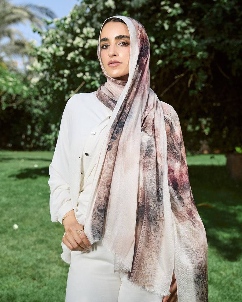 Printed Sponge Scarf Kora