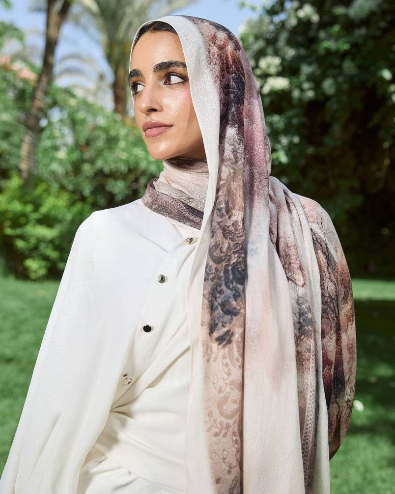 Printed Sponge Scarf Kora