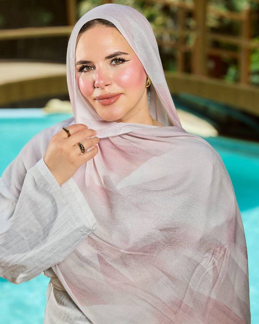 Printed Sponge Scarf Liora