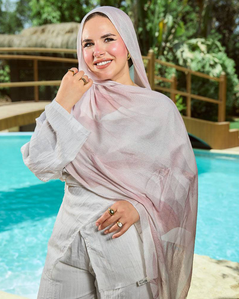 Printed Sponge Scarf Liora