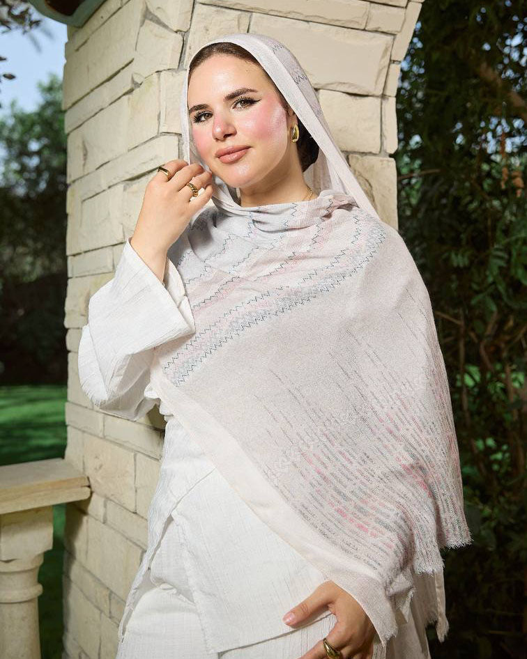 Printed Sponge Scarf Noma