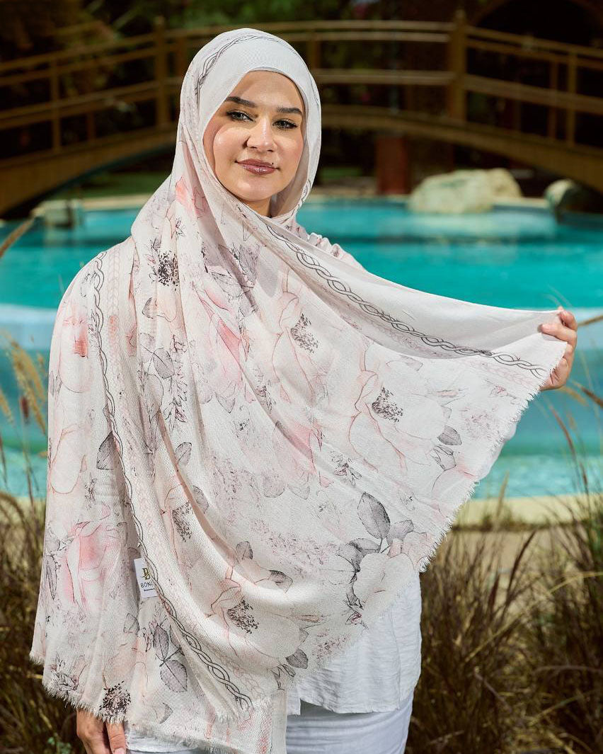Printed Sponge Scarf Oria