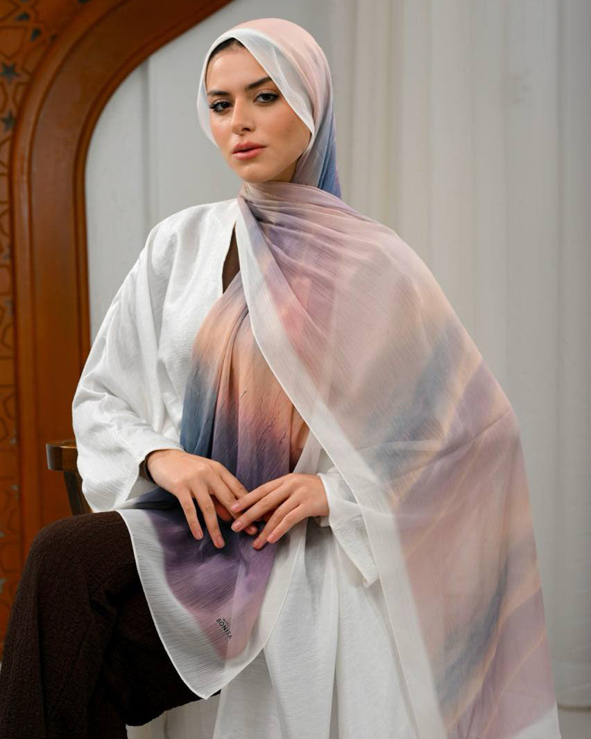 Olyra Printed Dubetta Chiffon