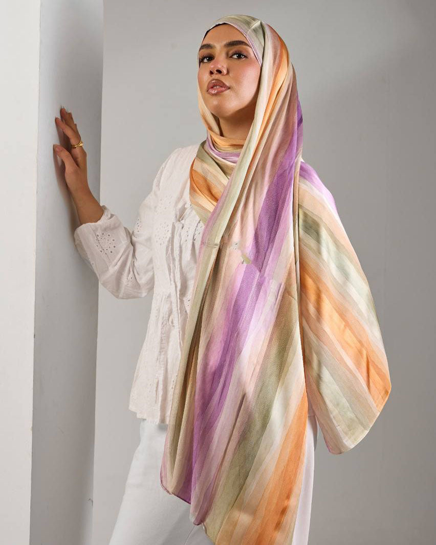 Gia Printed Dubetta X Satin