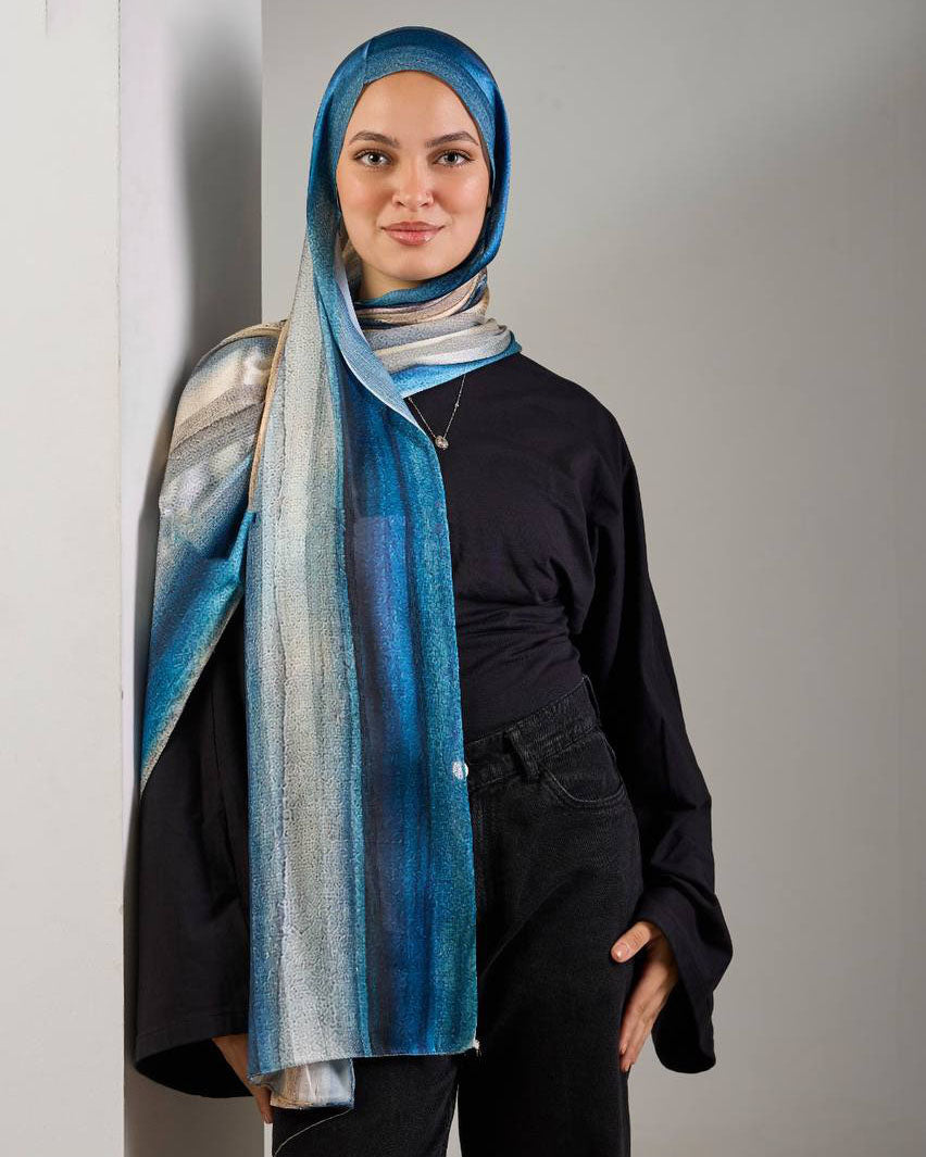 Hana Printed Dubetta X Satin