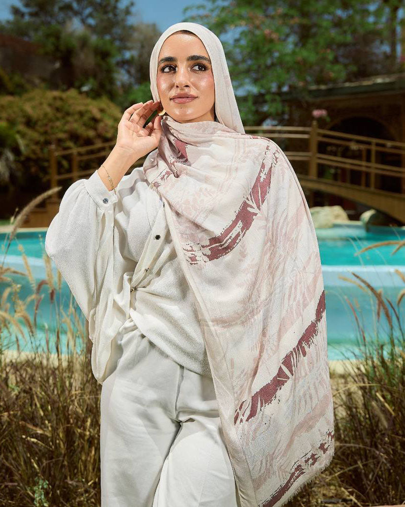 Printed Sponge Scarf Vela