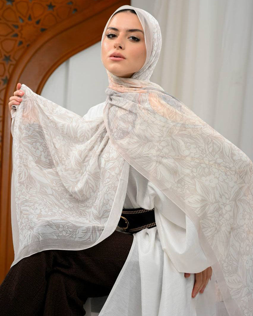 Telyra Printed Dubetta Chiffon