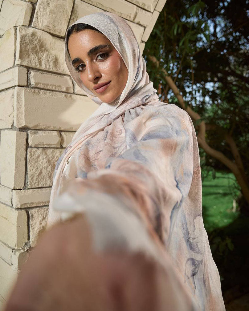Printed Sponge Scarf Wina
