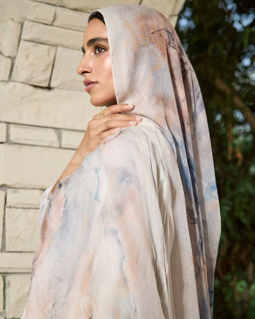 Printed Sponge Scarf Wina