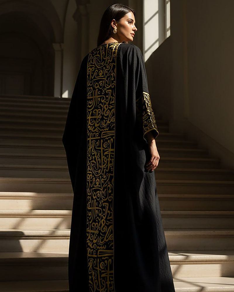 Royal Laser Linen Kaftan