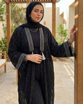 Midnight Chain Chiffon Kaftan