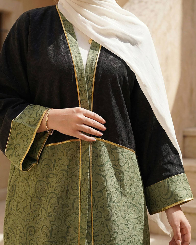 Arabian Harmony Linen Kaftan