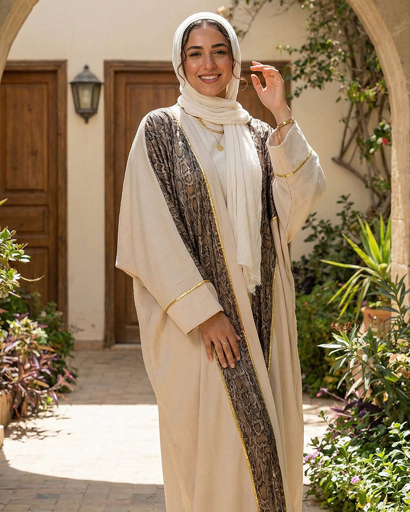 Savanna Chic Linen Kaftan