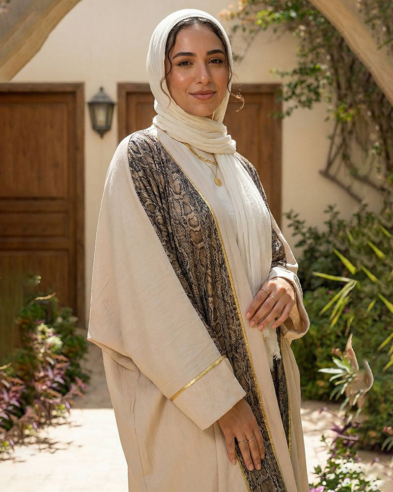 Savanna Chic Linen Kaftan